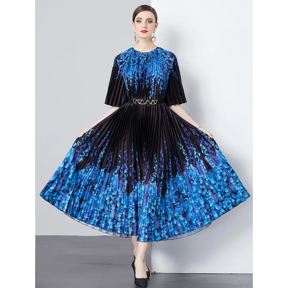 55 M Oversized Skirt Organ Pleated Dress