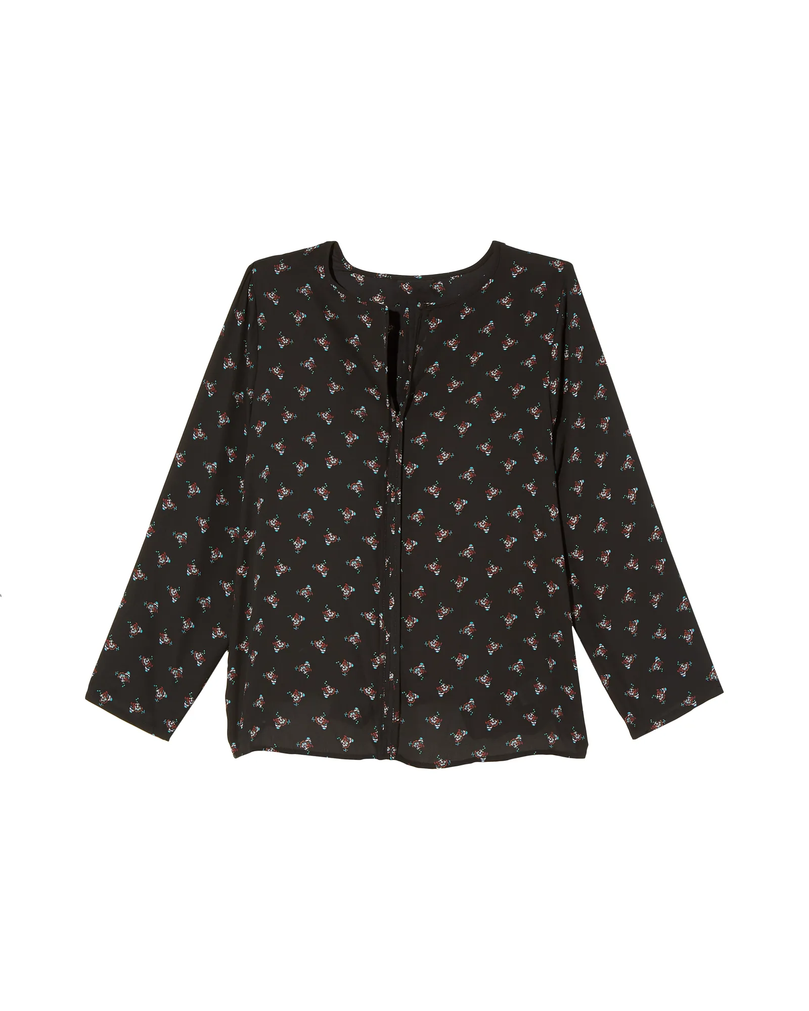 Alejandra Pleat Back Blouse | Black