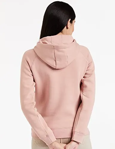 Amazon Brand - Symbol Women's Cotton Blend Hooded Neck Sweatshirt (AW18WNSSW02_Murky Pink_Medium_Dusky Pink_M)