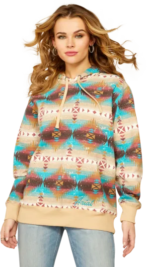 Ariat Women's Serrano Southwest Print Lunas Hoodie