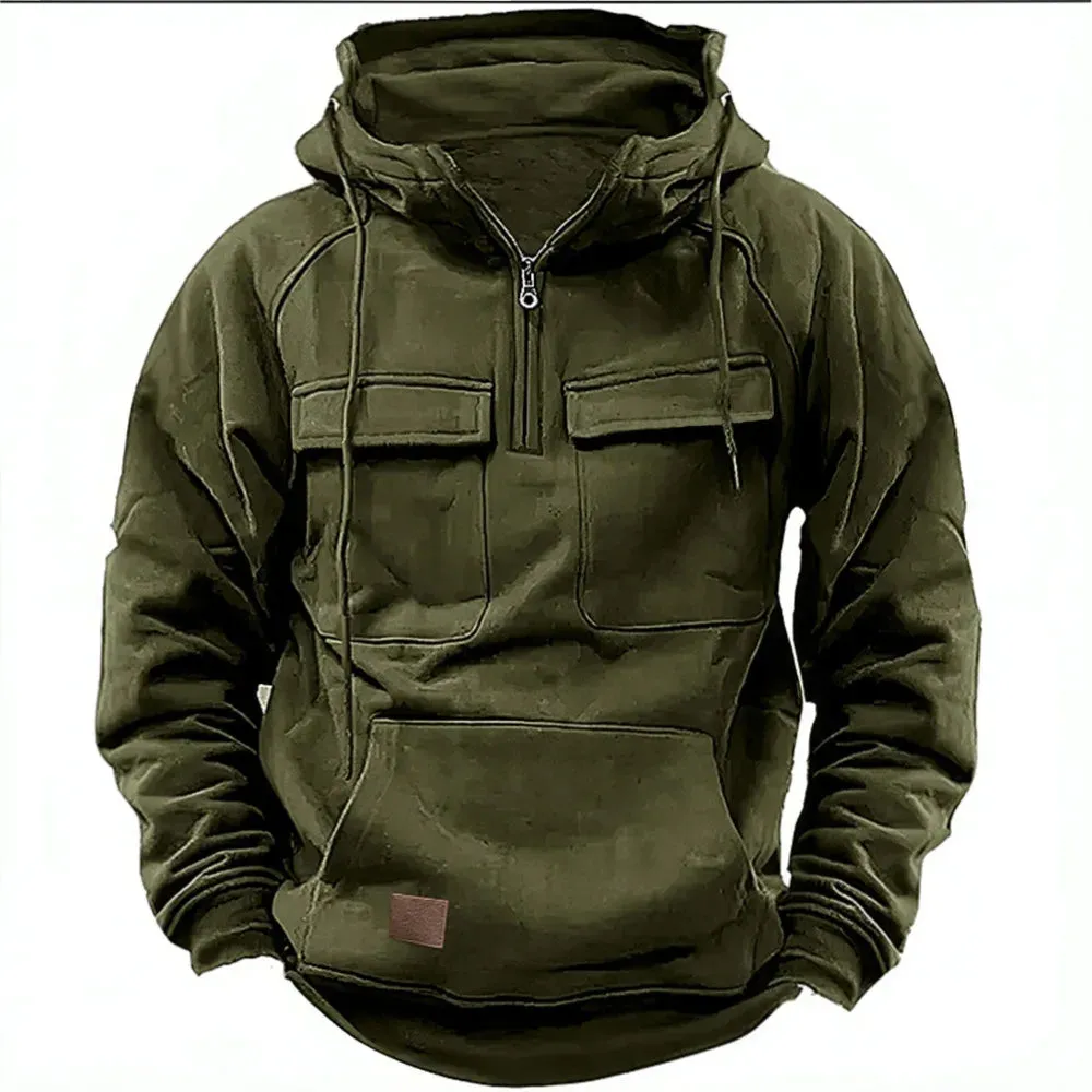 Artem™ | Casual Solid Color Hooded Sweatshirt