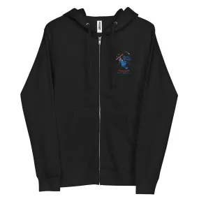 AstroWorld Telescopes Unisex fleece zip up hoodie