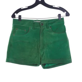 Bamboo Pig Skin Green Shorts UK Size 10