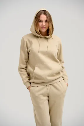 Basic Hoodie Sweat - Dark Beige