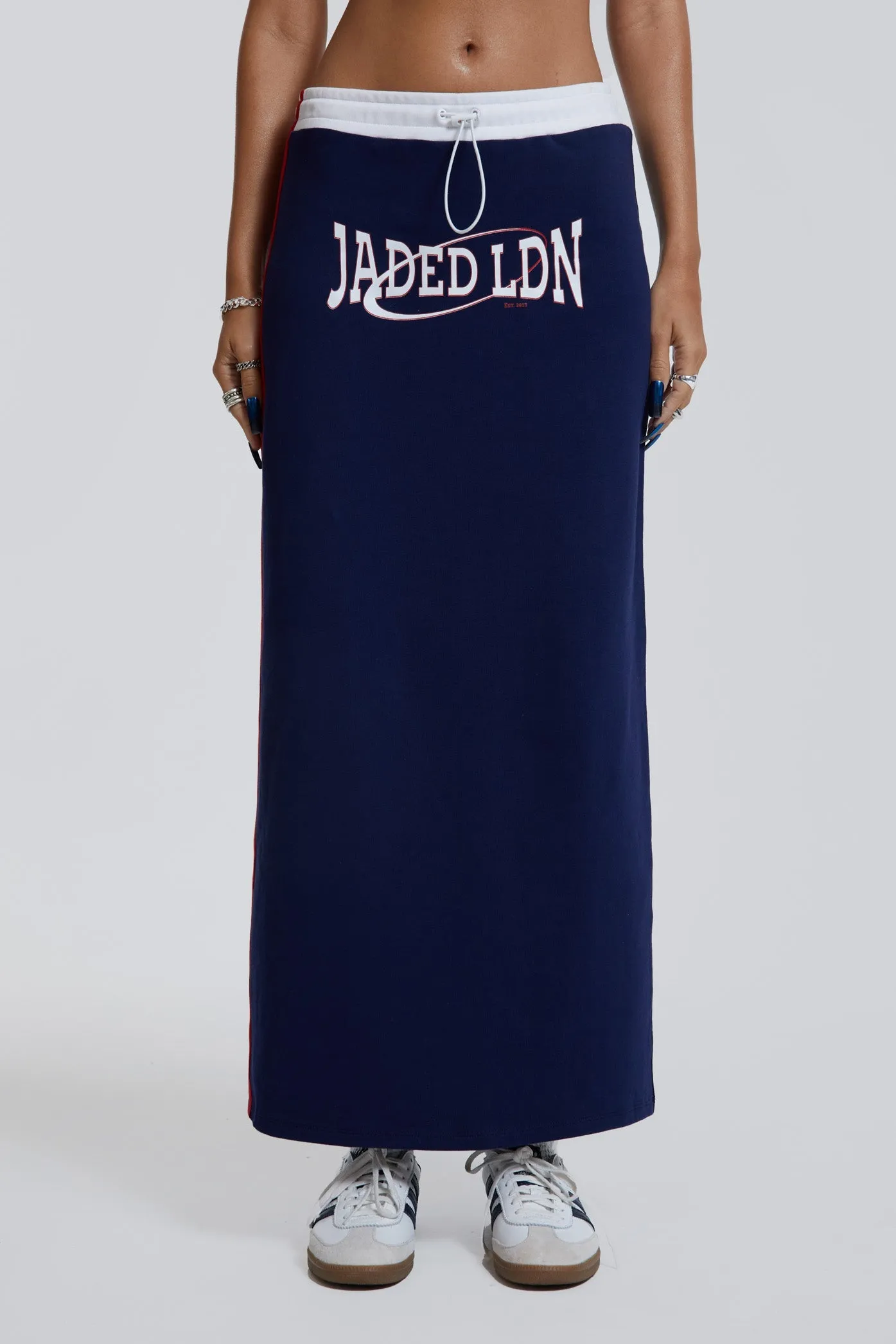 Blueprint Jersey Maxi Skirt With Toggle Detail