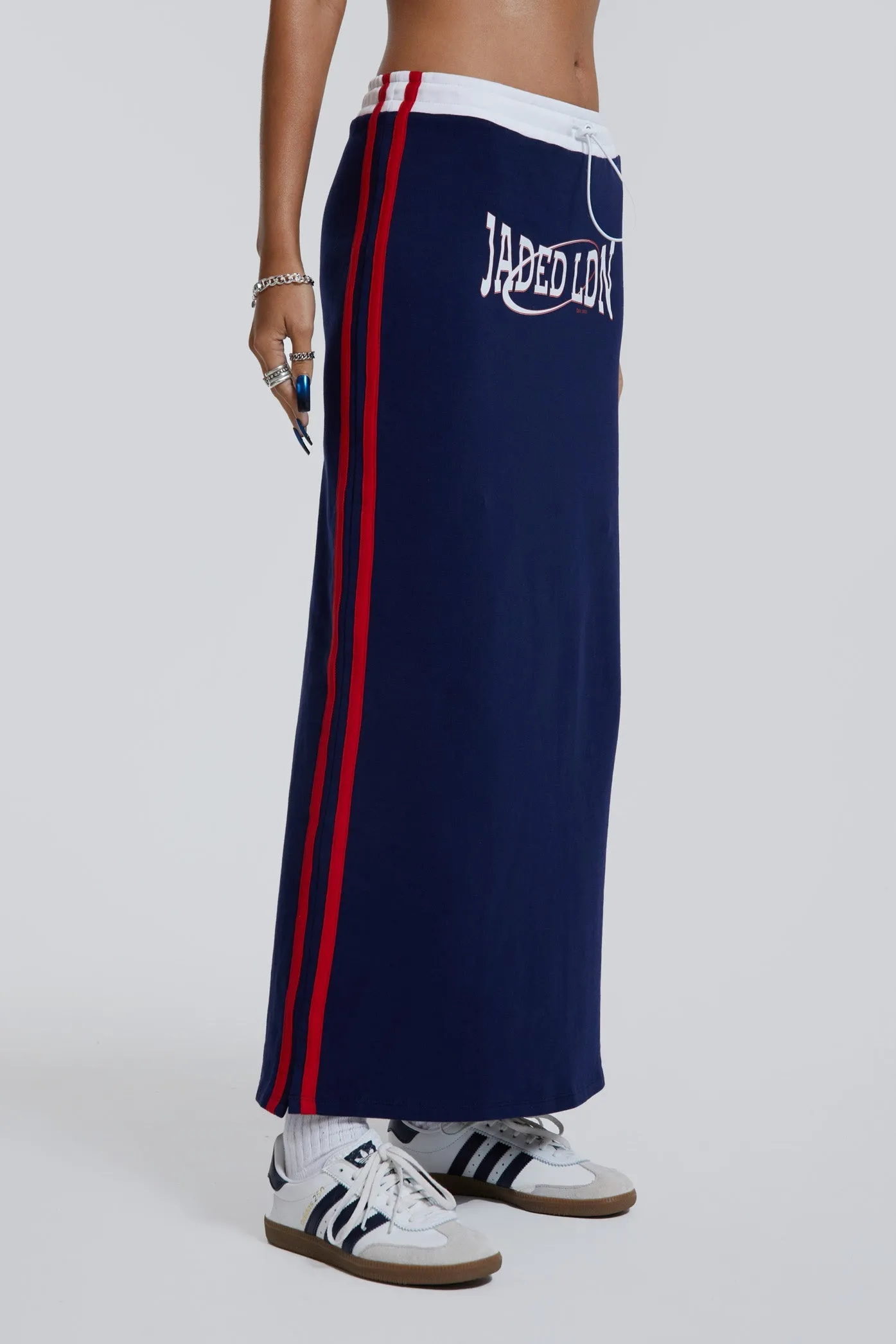 Blueprint Jersey Maxi Skirt With Toggle Detail