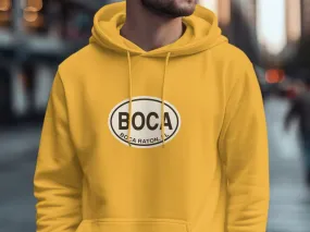 Boca Raton Mens Hoodie - Stylish Gear for Florida Beach Lovers