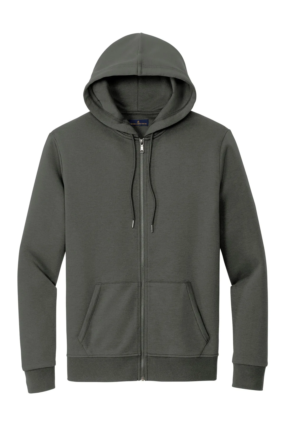 Brooks Brothers Double-Knit Full-Zip Hoodie. BB18208