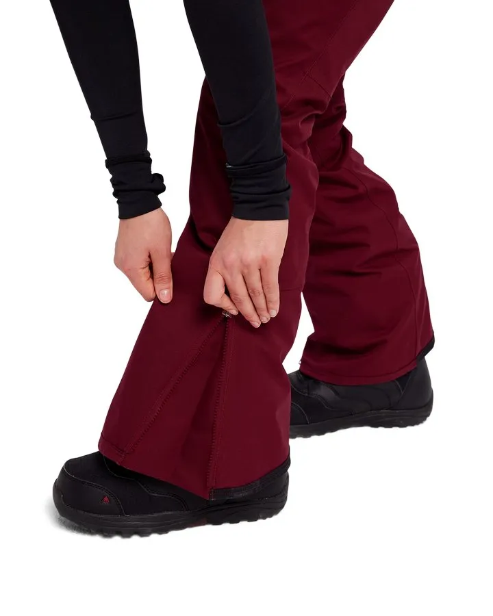 Burton Marcy Womens High Rise Womens Pant - Mulled Berry - 2022