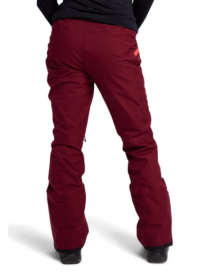 Burton Marcy Womens High Rise Womens Pant - Mulled Berry - 2022