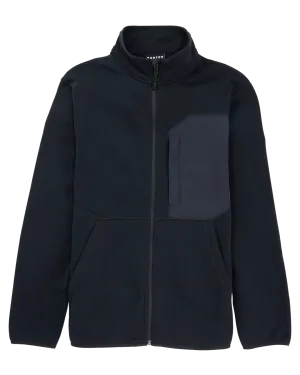 Burton Men's Runin Full-Zip Fleece - True Black