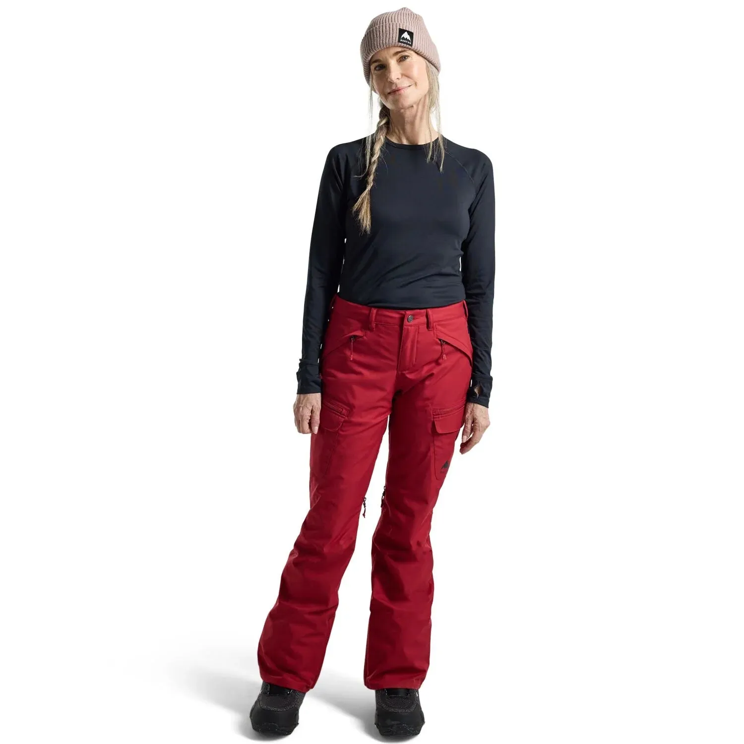 Burton Womens Gloria Snowboard Pant-Deep Red