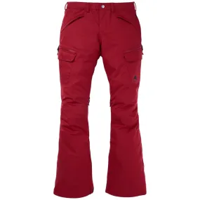 Burton Womens Gloria Snowboard Pant-Deep Red