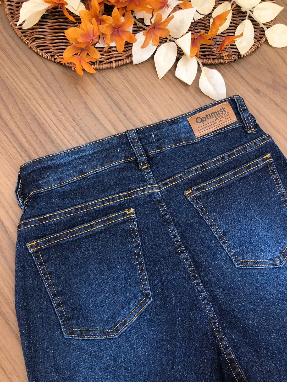 Calça Jeans Mom Bolsos 4222988. 7/E)