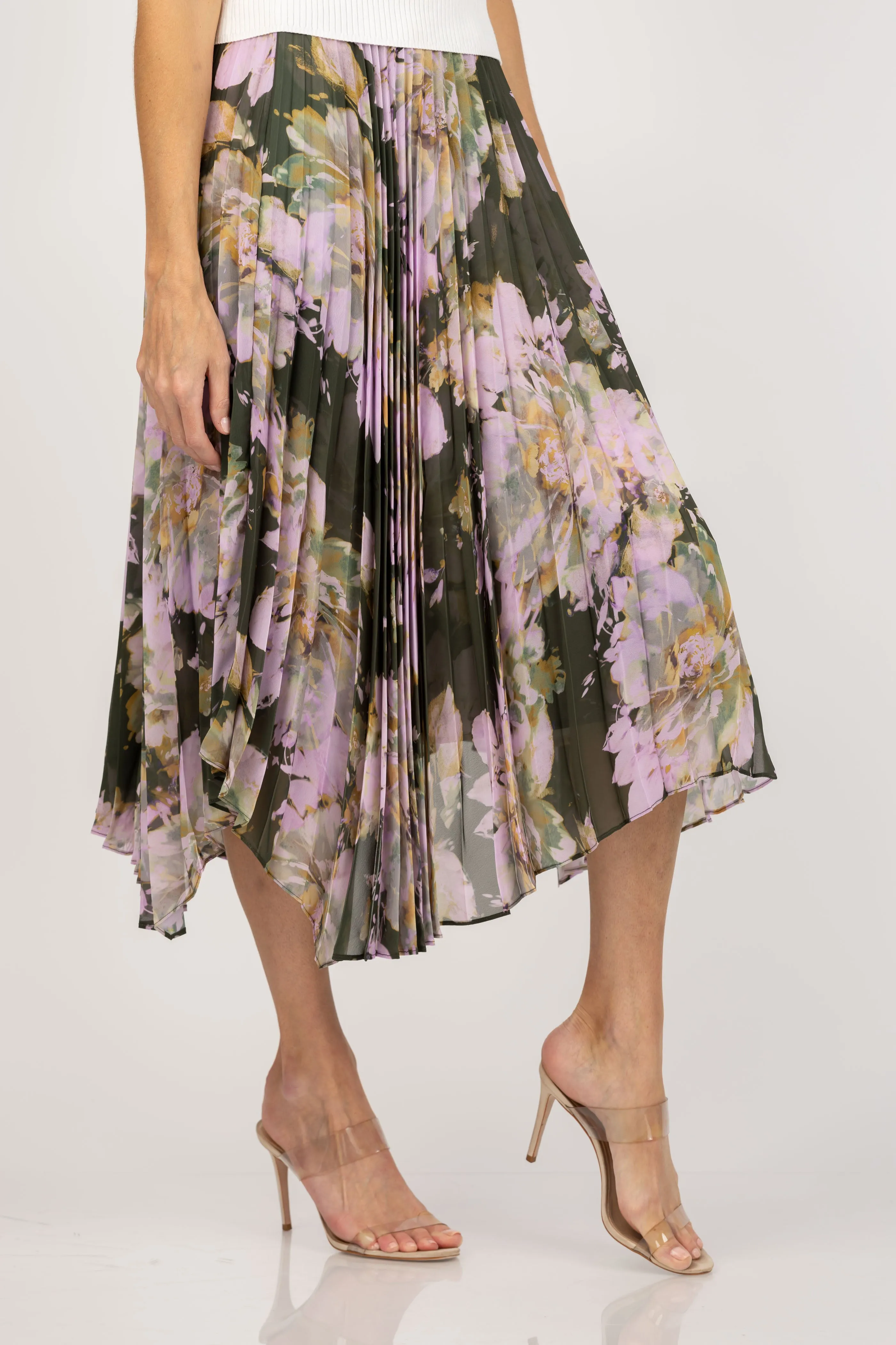 Christy Lynn Gwen Skirt in Midnight Garden