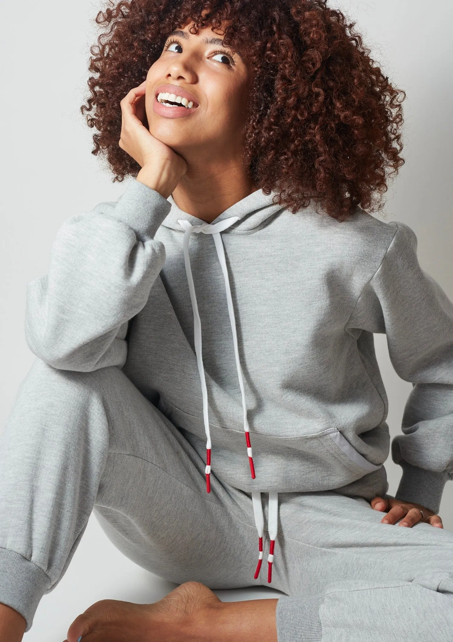 CIAO HEATHER GREY MAYA HOODIE  Sweatshirt