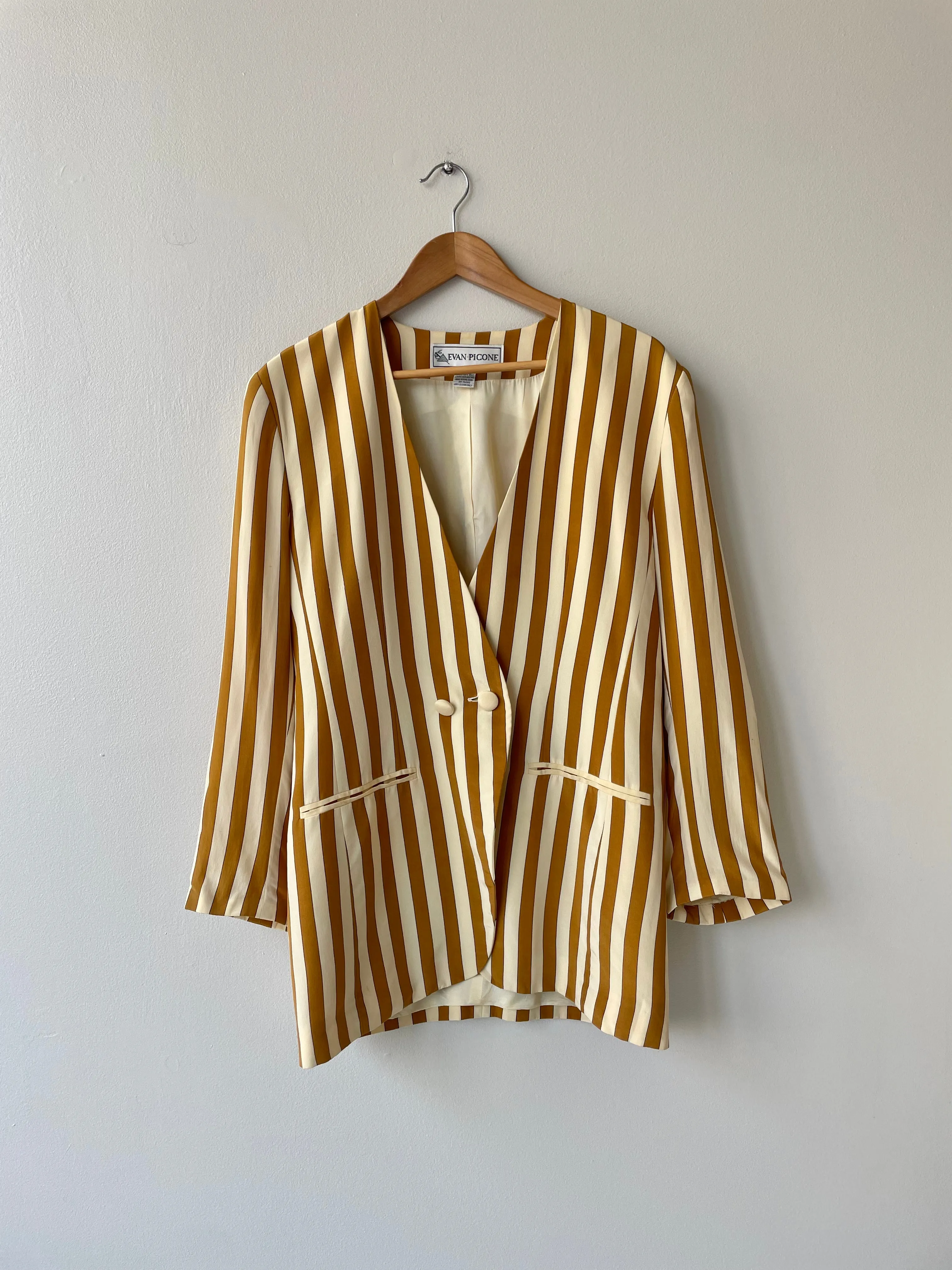 Circus Stripe Silk Jacket