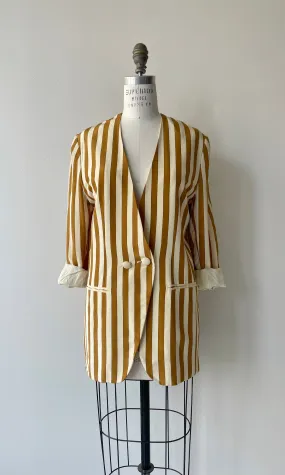 Circus Stripe Silk Jacket