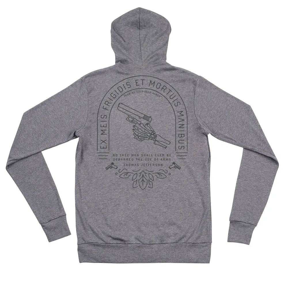 Cold Dead Hands Tri-Blend Zip Hoodies