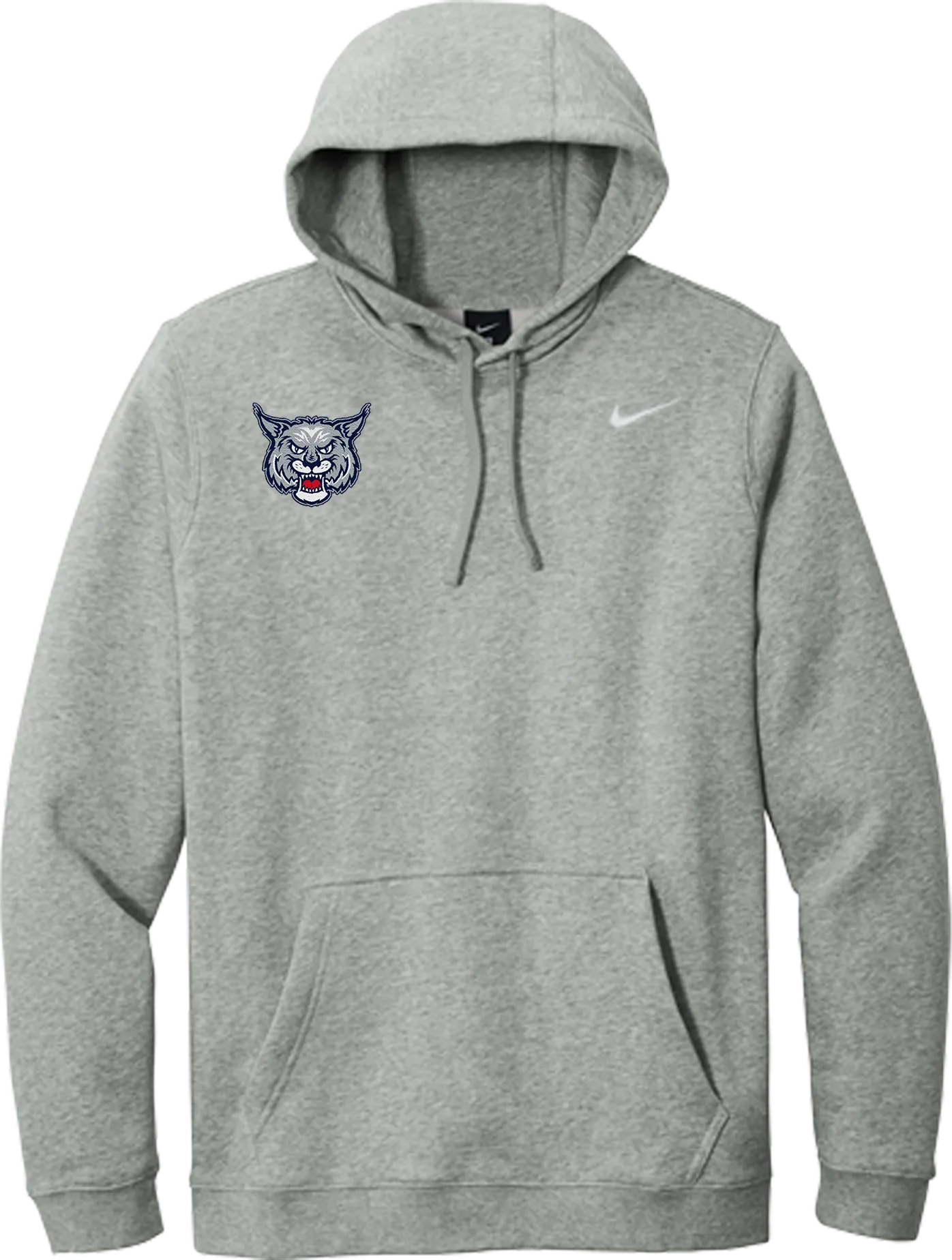 CT Bobcats Nike Club Fleece Pullover Hoodie