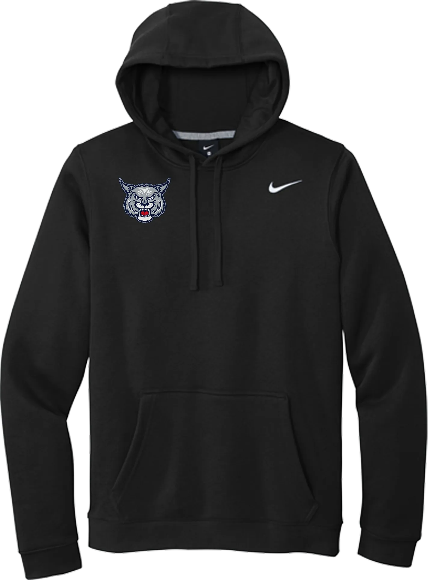 CT Bobcats Nike Club Fleece Pullover Hoodie