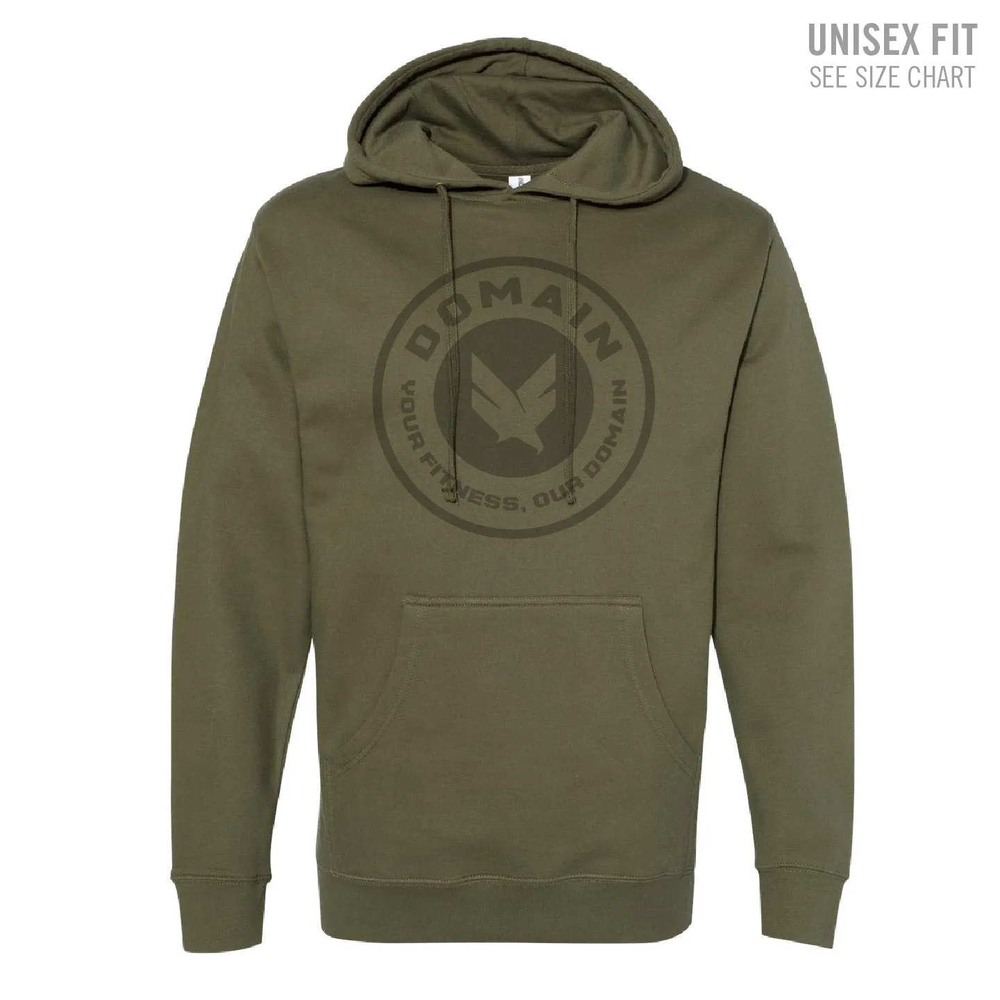 Domain Crossfit Circle Crest Premium Unisex Hoodie (DCS002-SS4500)