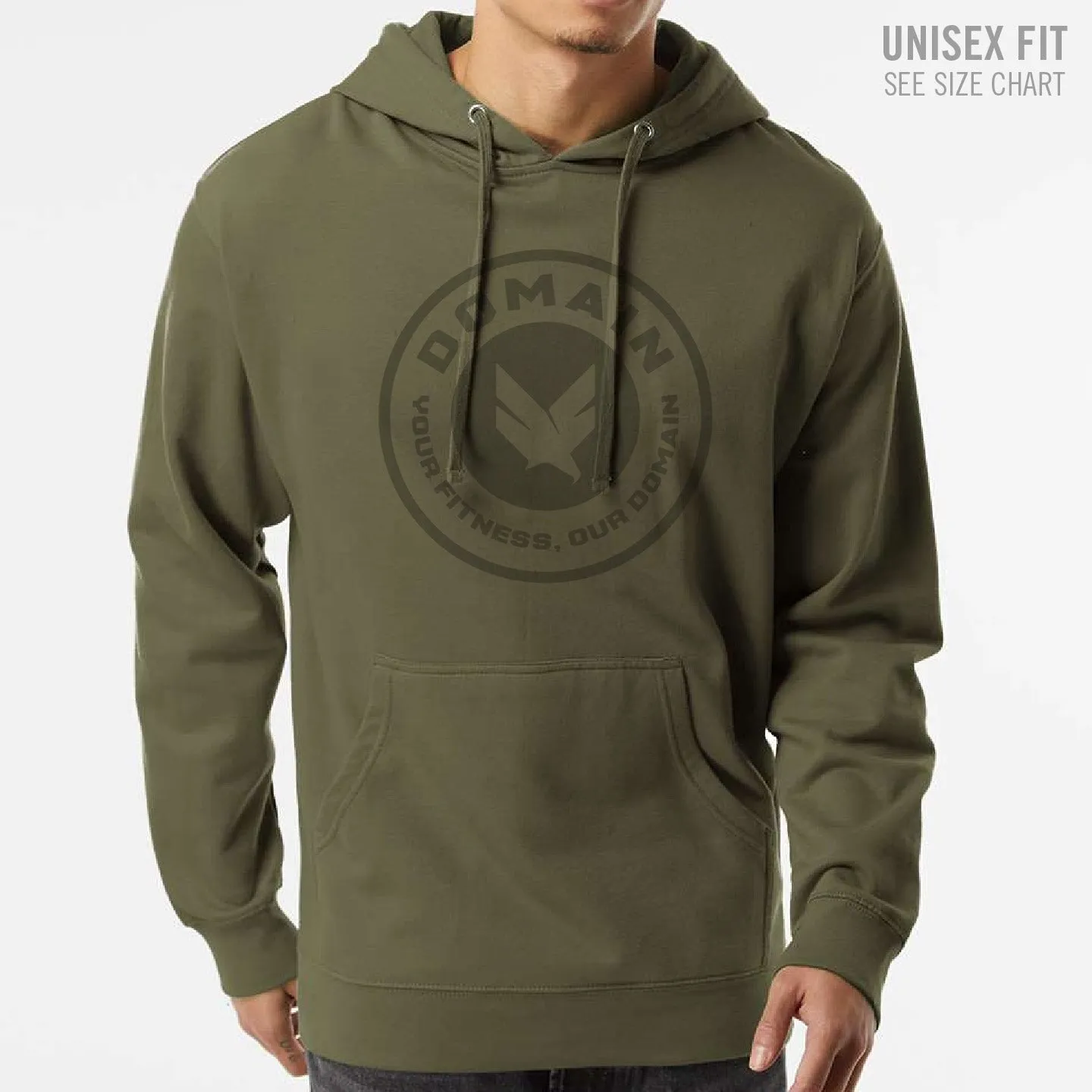 Domain Crossfit Circle Crest Premium Unisex Hoodie (DCS002-SS4500)