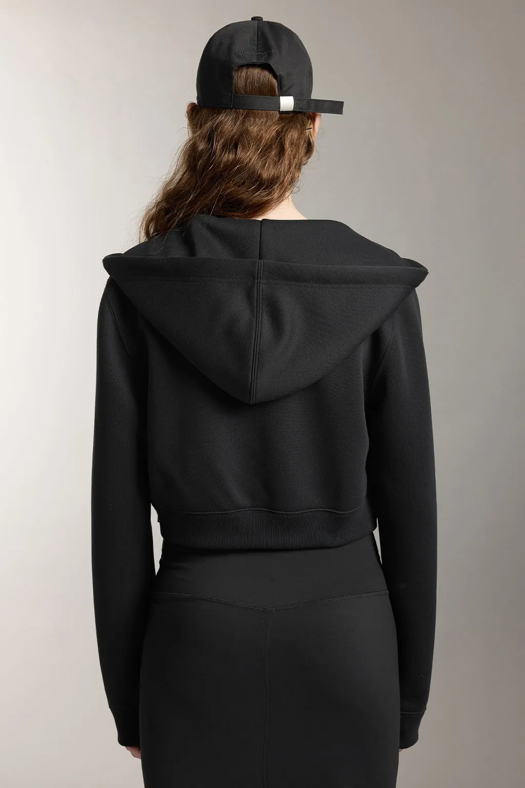 Double Zipper Hooded Sports Sweatshirt