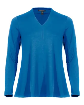 Eileen Fisher Fine Jersey V-Neck Top Jewel