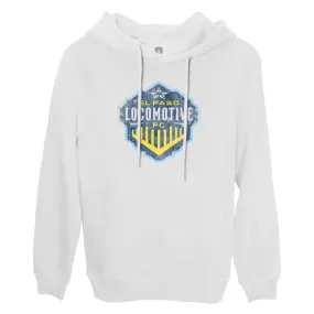 El Paso Locomotive FC Color Badge Fleece Pullover Hoodie - White