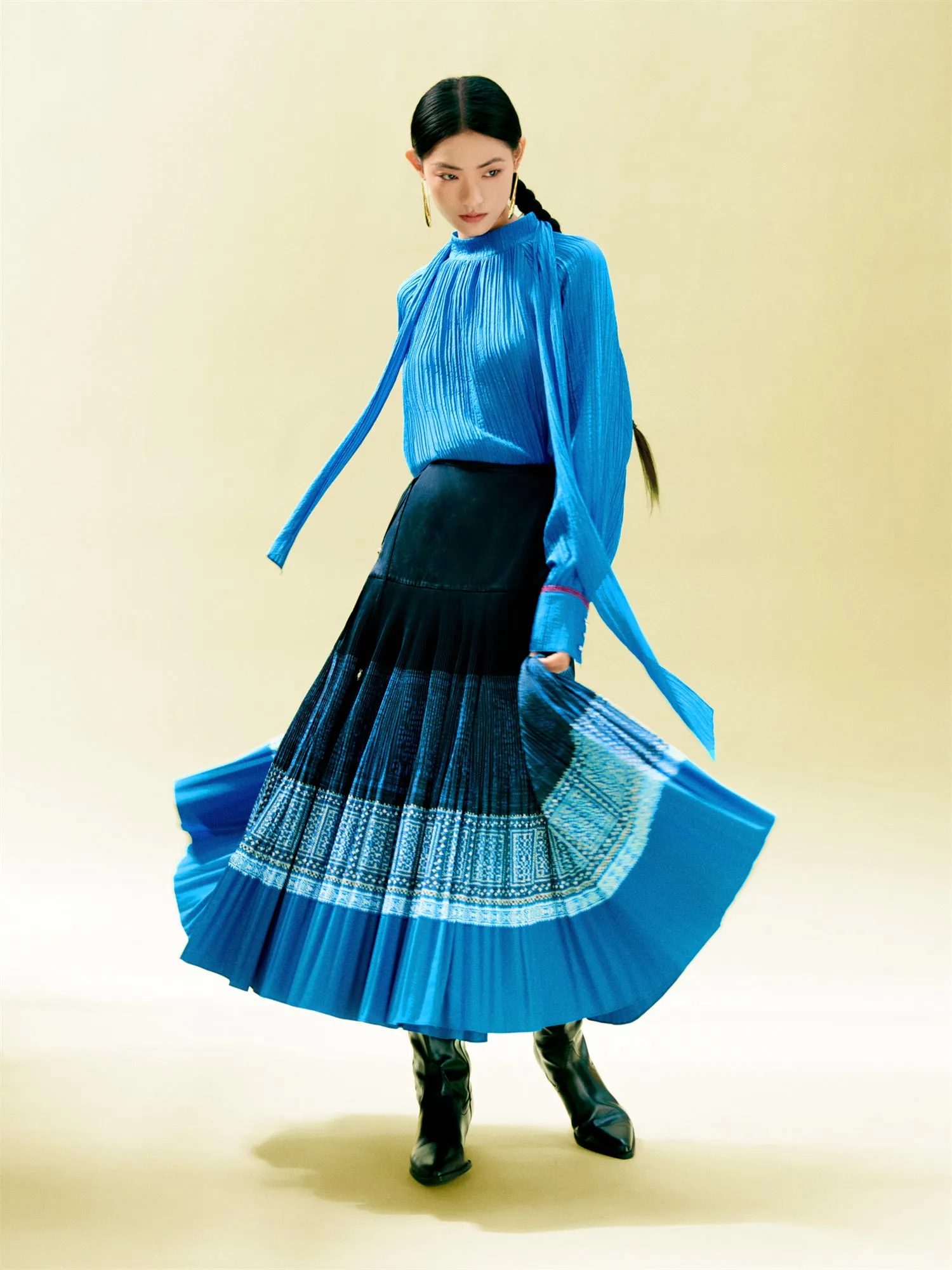 EP YAYING Pleated Skirt