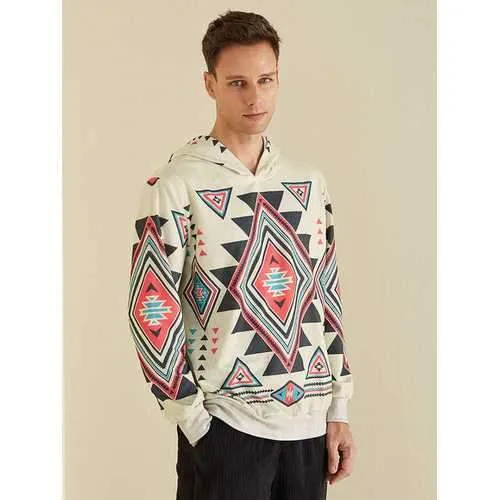 Ethnic Style Loose Hoodies