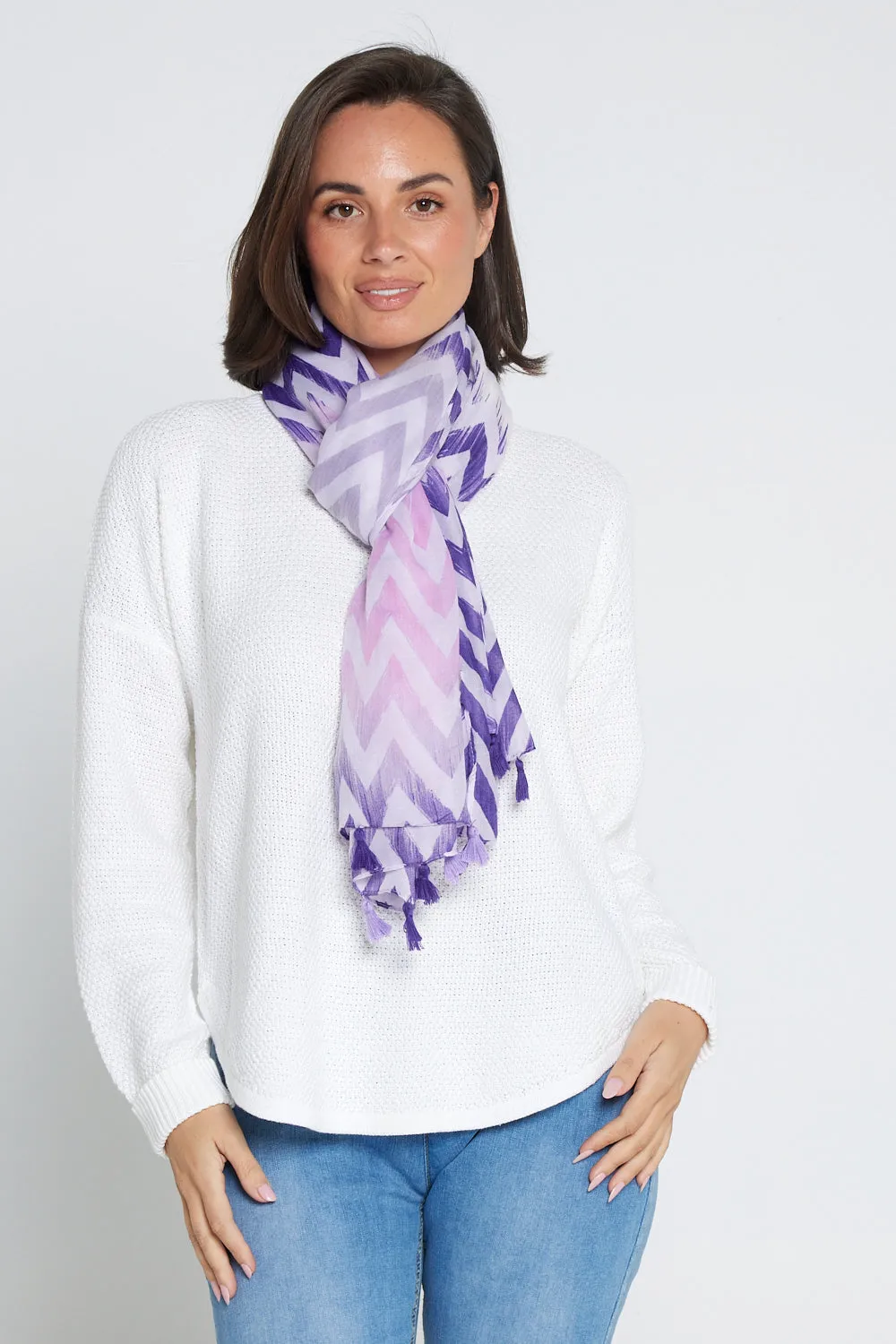 Everly Scarf - Purple/Pink