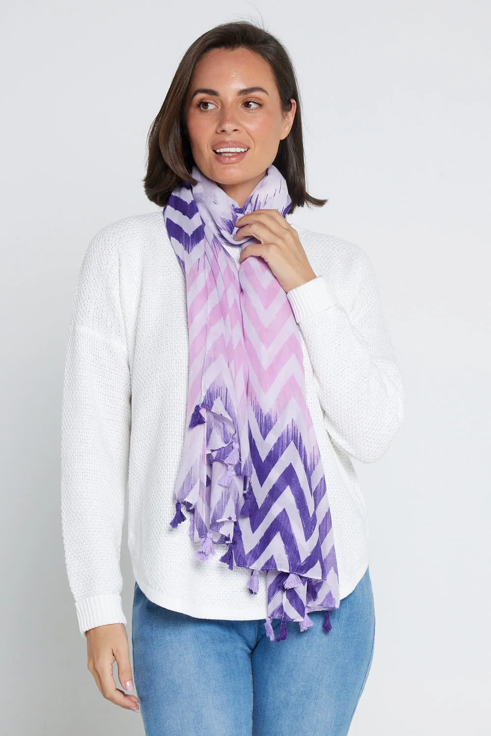 Everly Scarf - Purple/Pink