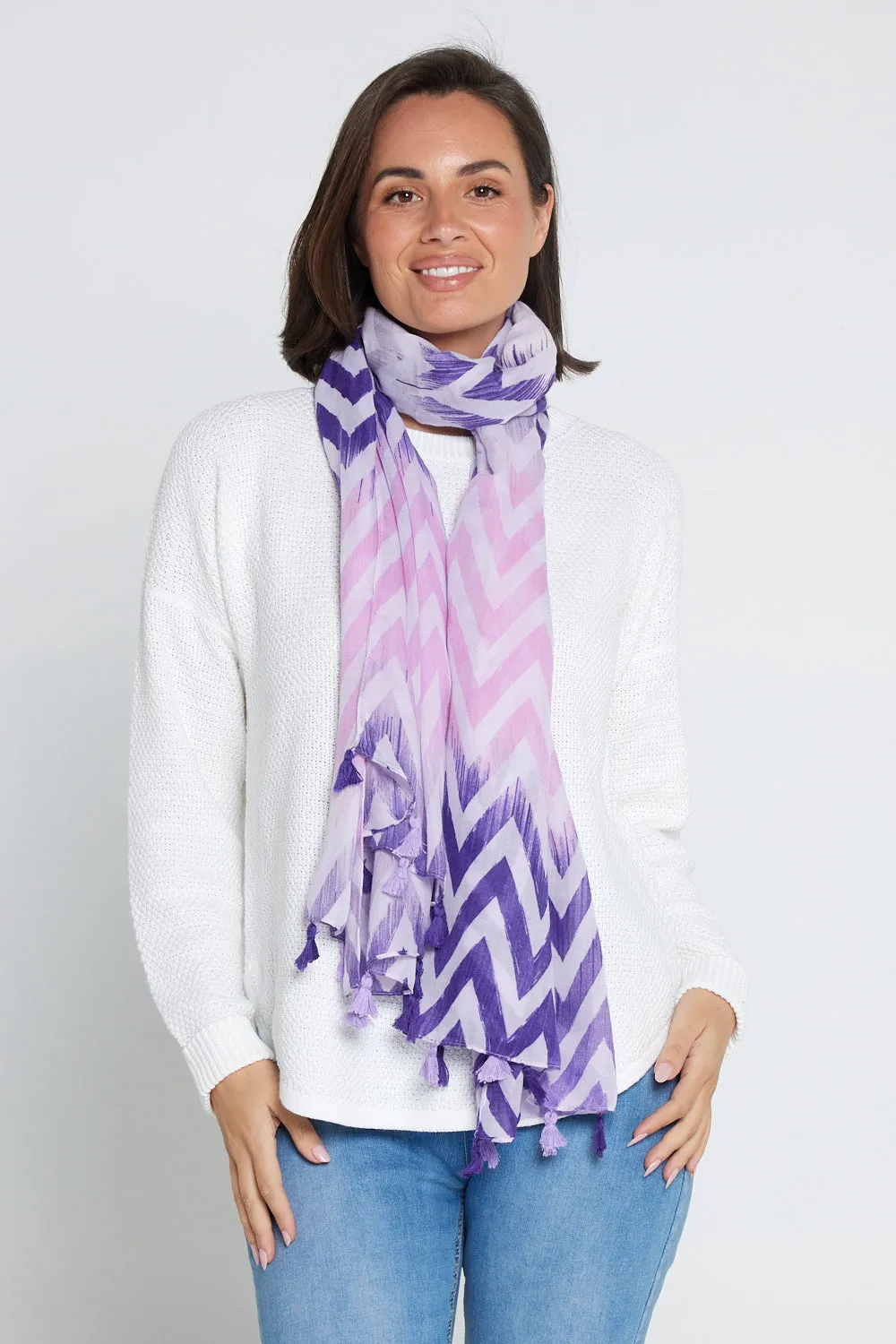 Everly Scarf - Purple/Pink