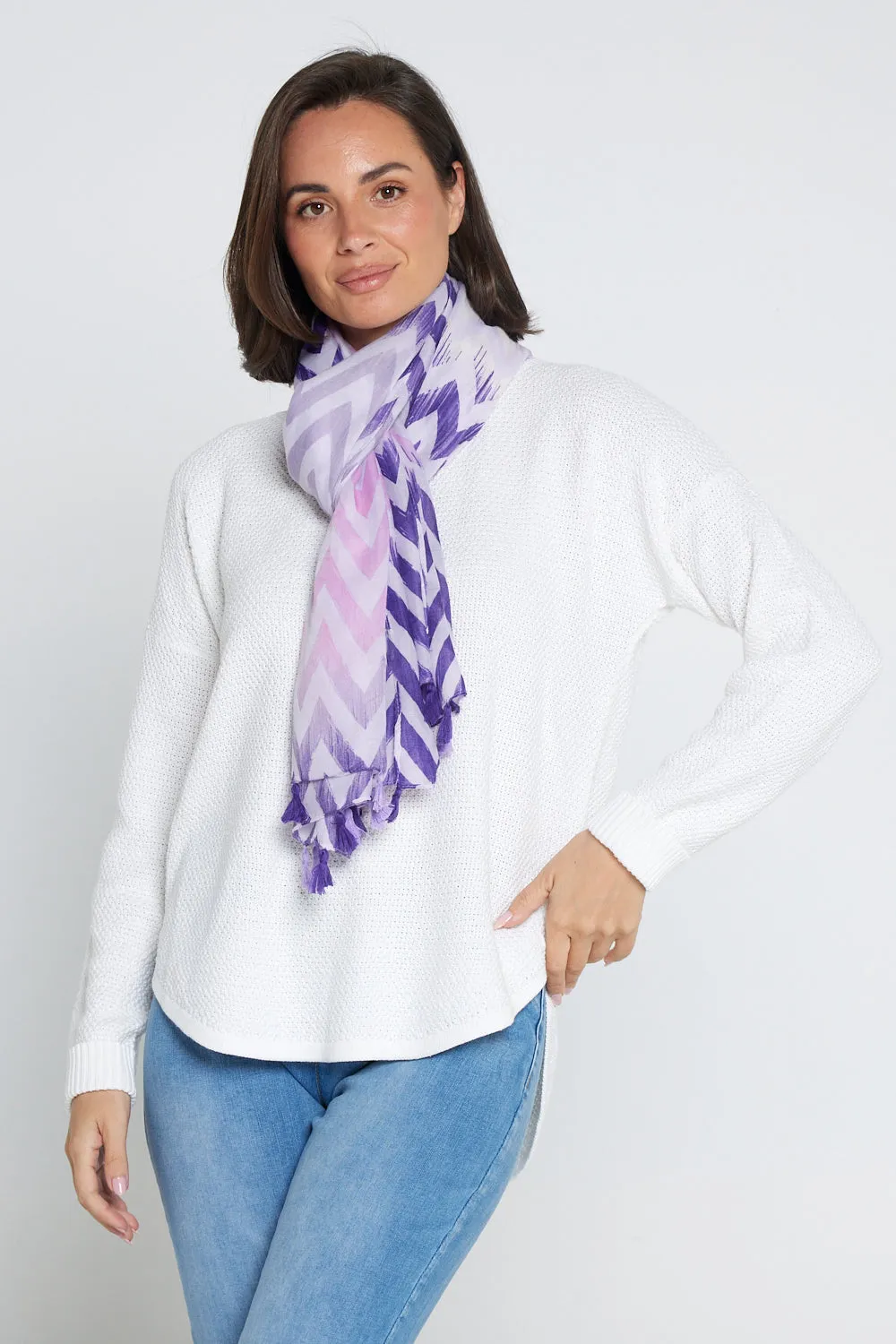 Everly Scarf - Purple/Pink