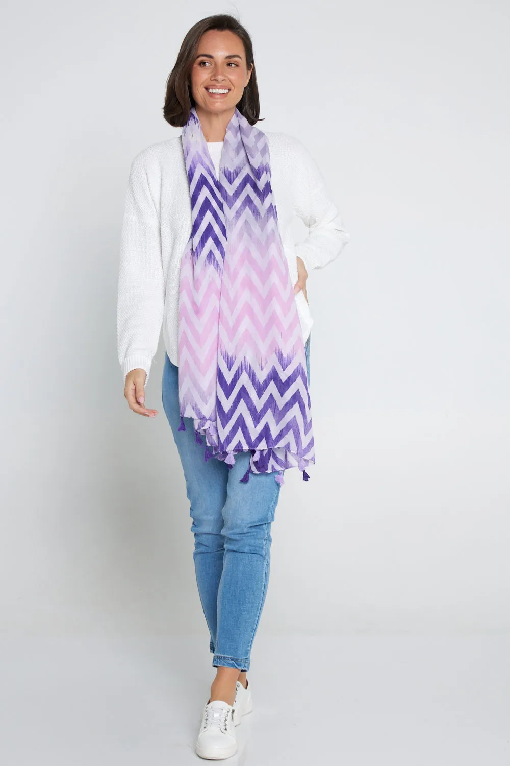 Everly Scarf - Purple/Pink