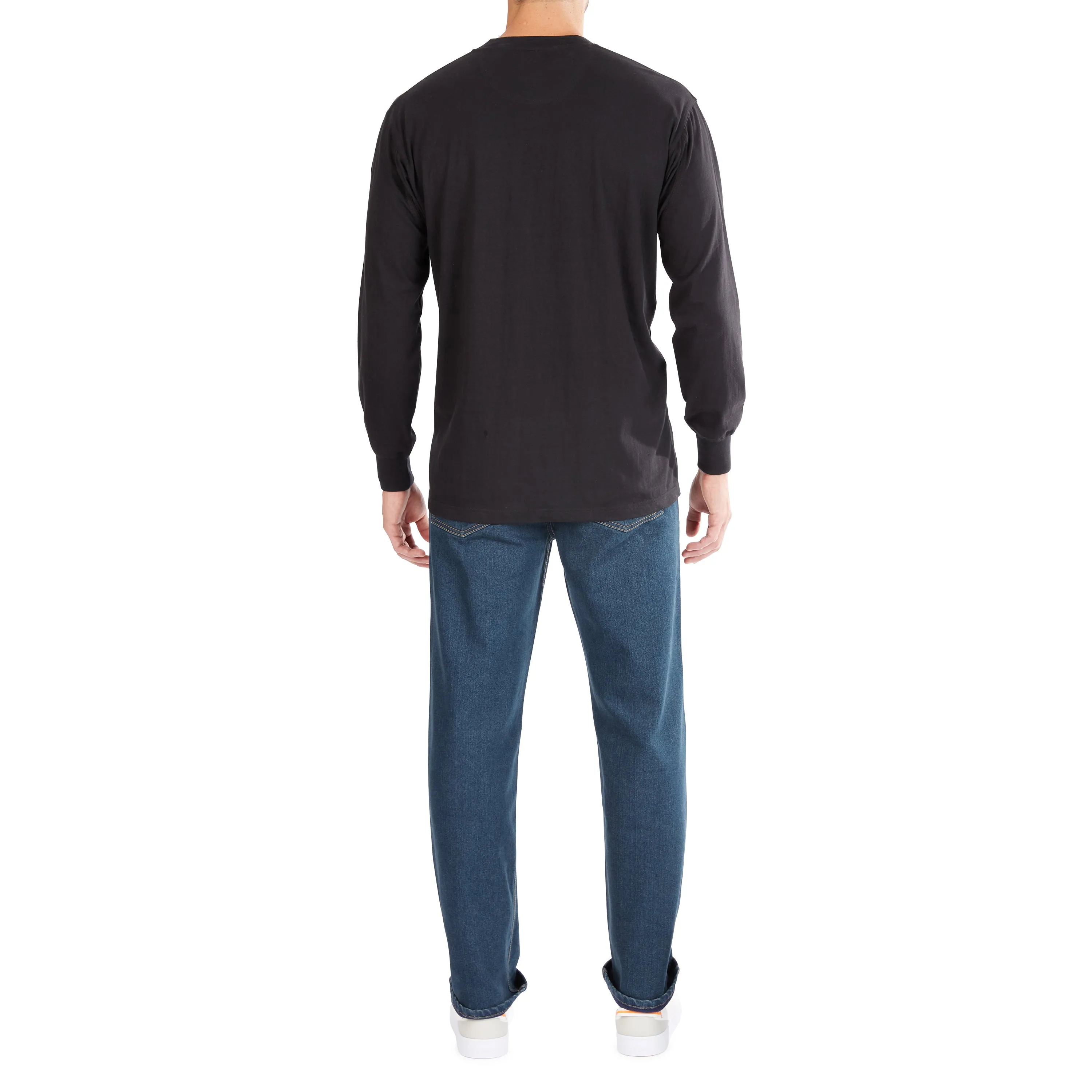 FLEECE-LINED SMITH'S-STRETCH 5-POCKET JEAN