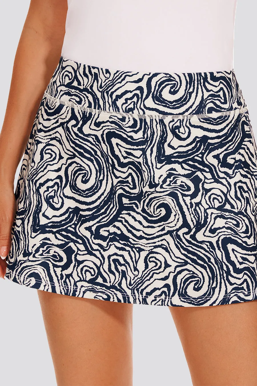 FlexFit Artistic Print Tennis Skirt