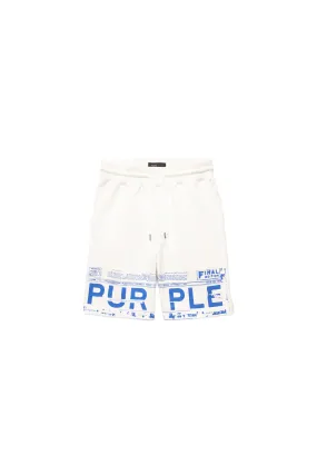 French Terry  Sweatshort (White) - PP451FSBN323