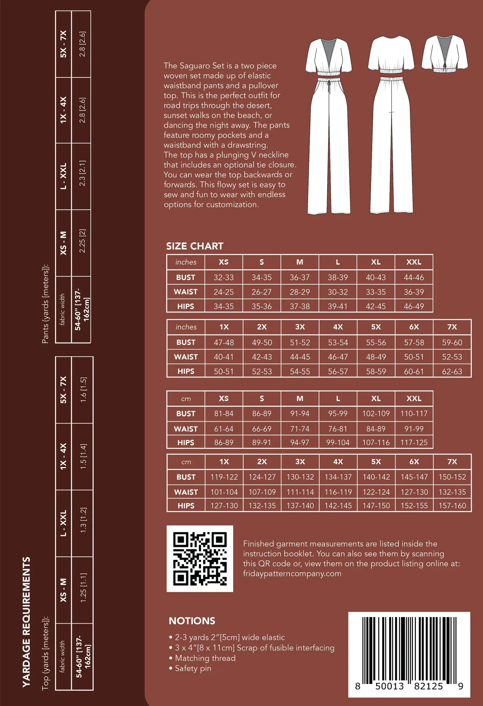 Friday Pattern Company - Saguaro Set