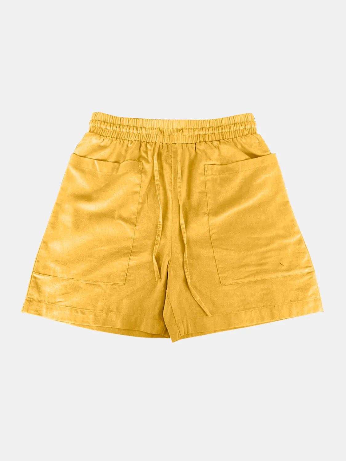 Full Size Drawstring Shorts with Pockets