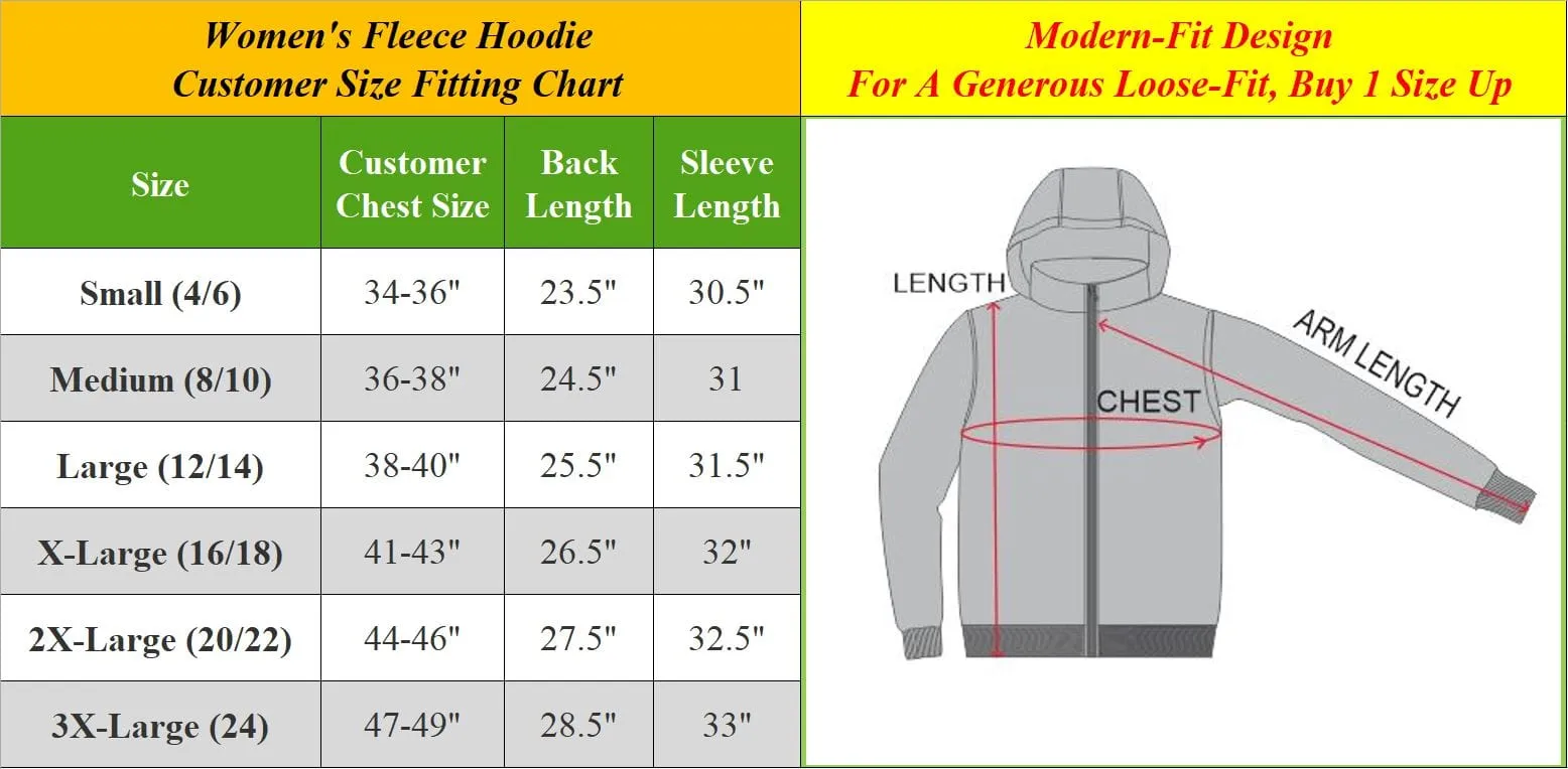 GBH Women's Fleece-Lined Zip & Pullover Hoodie (S-3XL)