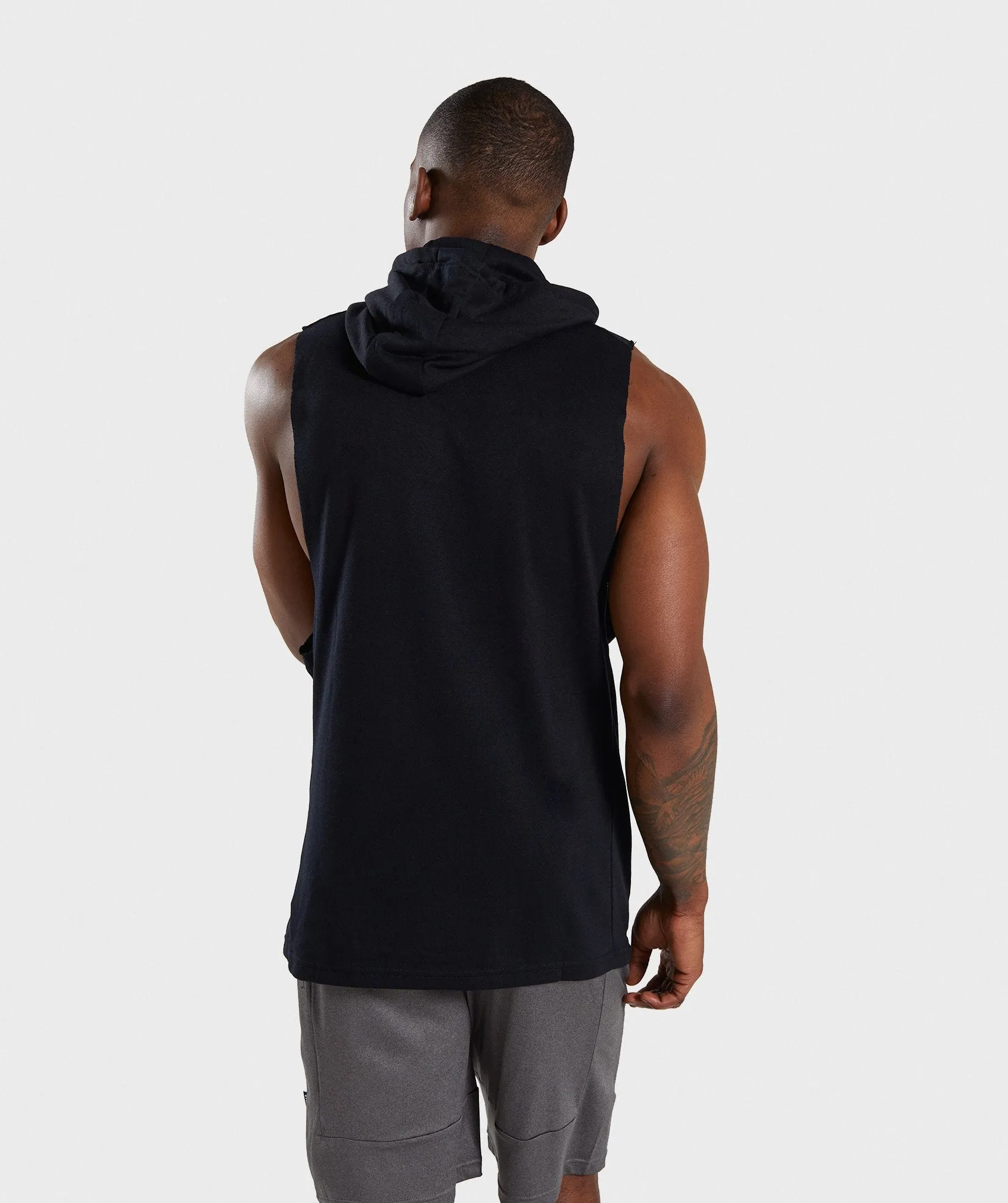 Gymshark Critical Drop Armhole Hoodie - Black