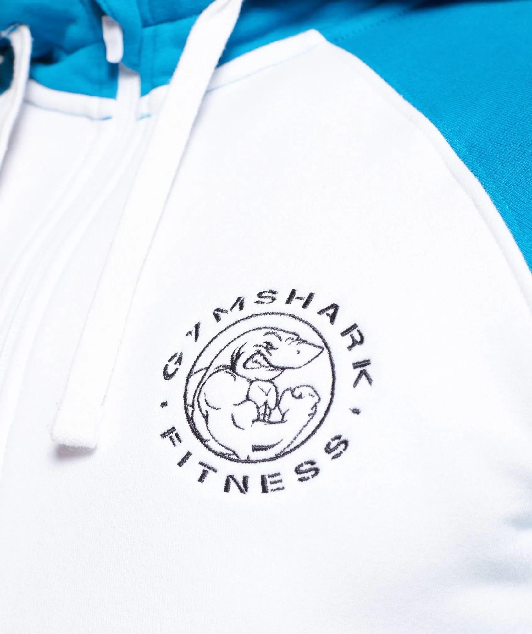 Gymshark Luxe Legacy Zip Hoodie - Light Blue