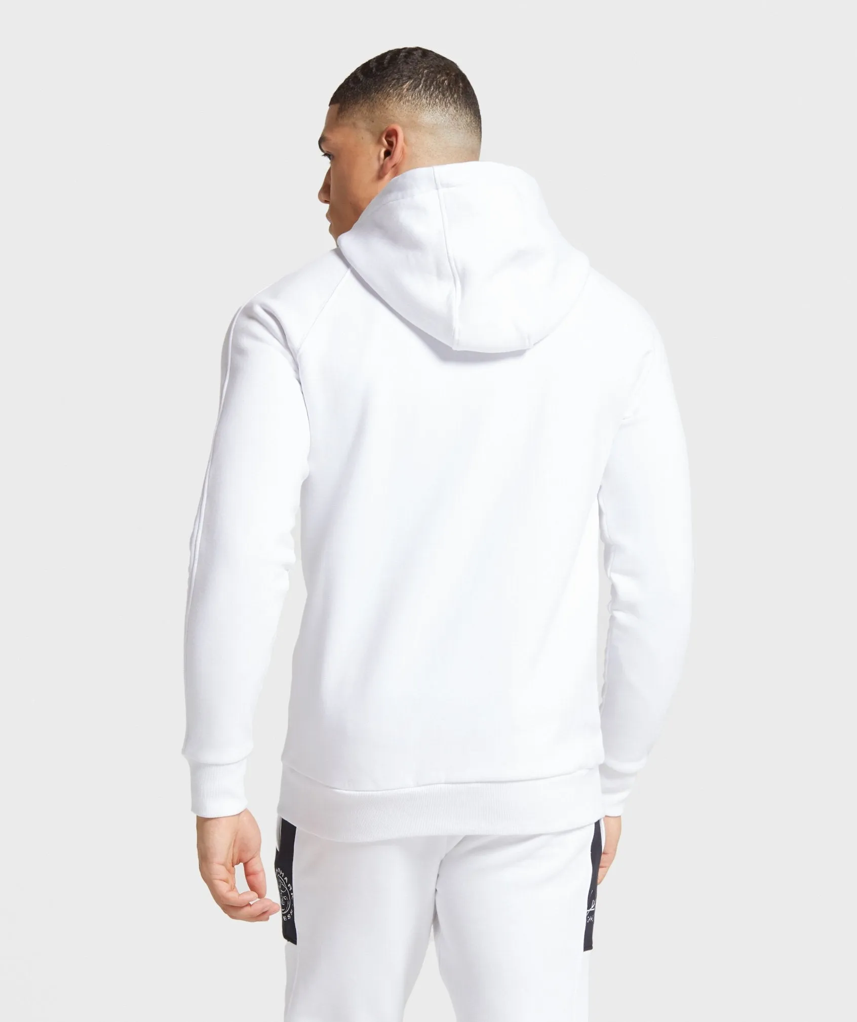 Gymshark Luxe Legacy Zip Hoodie - White