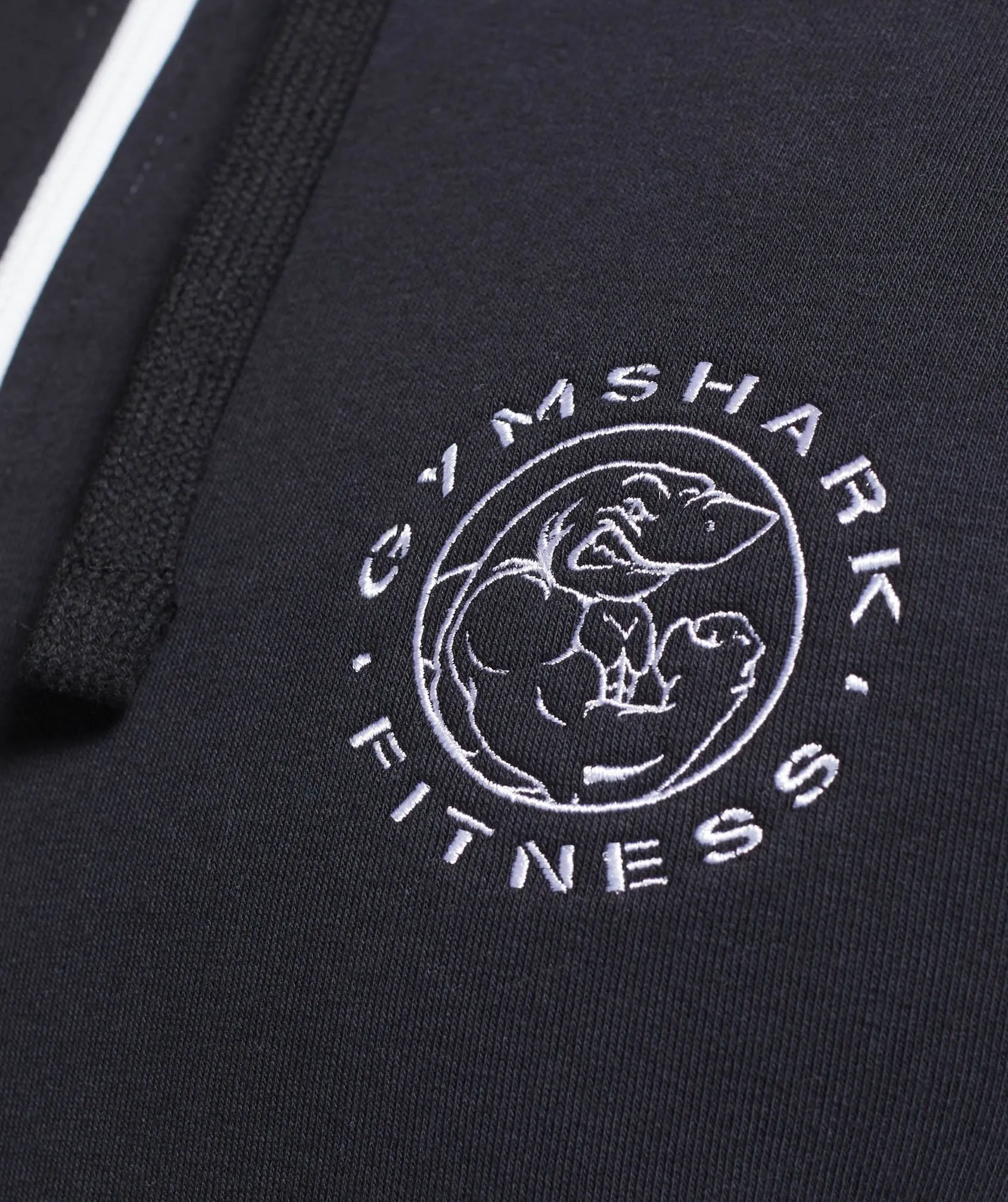 Gymshark Luxe Legacy Zip Hoodie - White