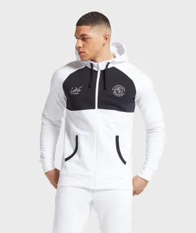 Gymshark Luxe Legacy Zip Hoodie - White