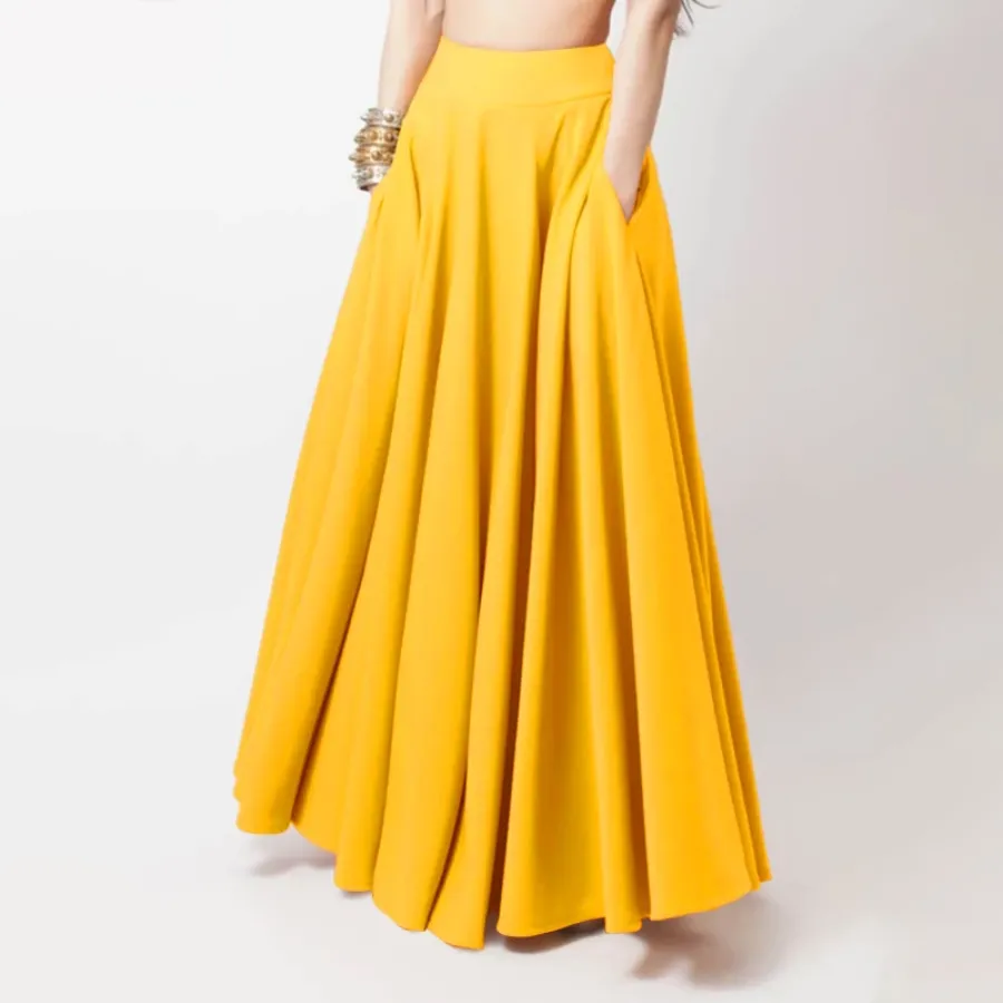 Gypsy Soul Pleated Maxi Skirt