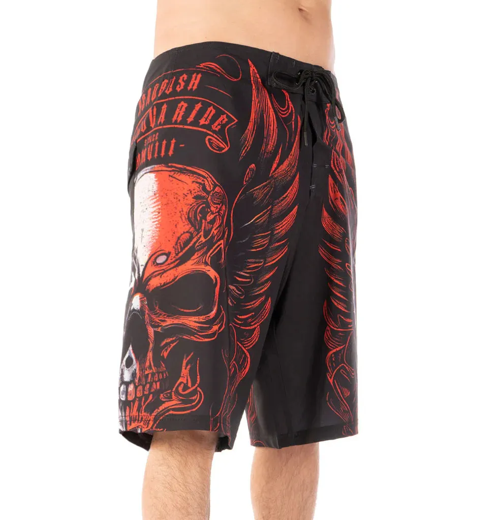 Headrush Men's Hell Wings Board Shorts